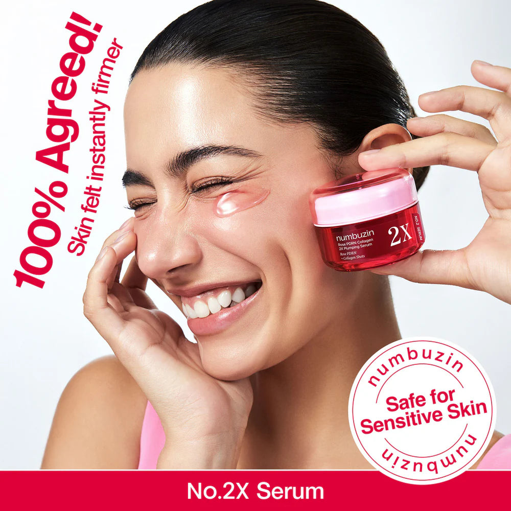 Numbuzin - No. 2 Rose PDRN Collagen 2X Plumping Serum