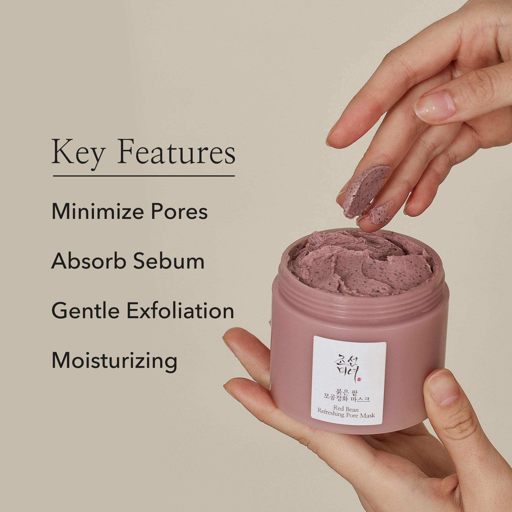 BEAUTY OF JOSEON - Red Bean Refreshing Pore Mask