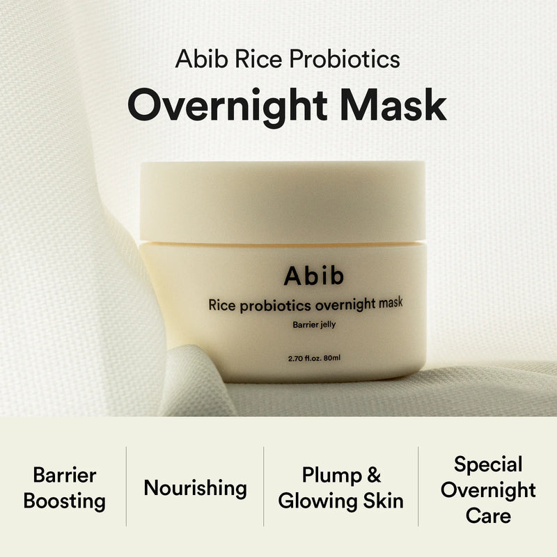 Abib - Rice Probiotics Overnight Mask Barrier Jelly, vista alternativa