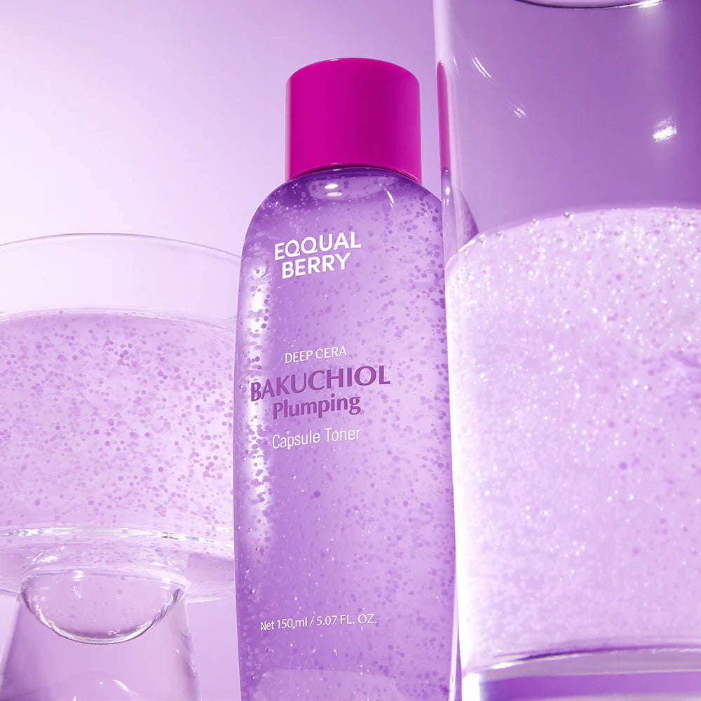 EQQUALBERRY - Bakuchiol Plumping Capsule Toner