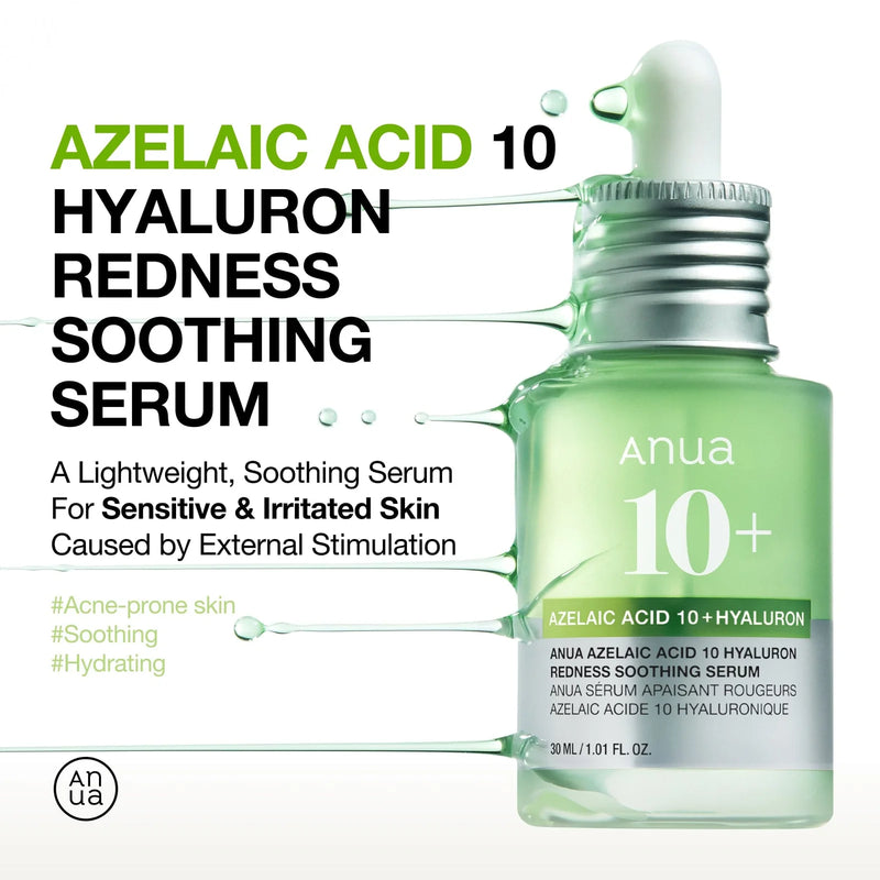 ANUA - Azelaic Acid 10 Hyaluron Redness Soothing Serum, vista alternativa