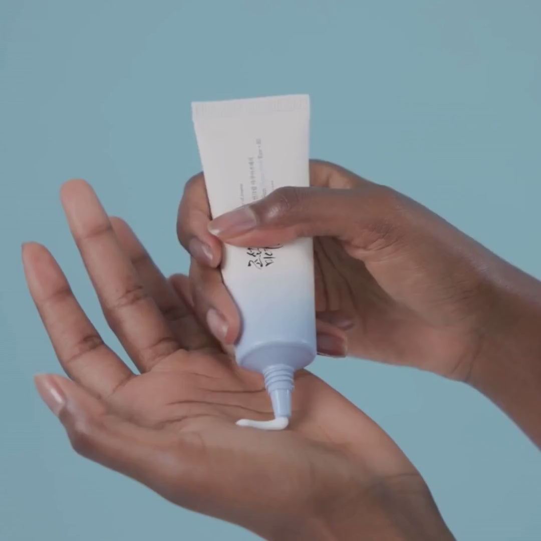Load video: BEAUTY OF JOSEON - Relief Sun Aqua-Fresh: Rice + B5 (SPF50+ PA++++)