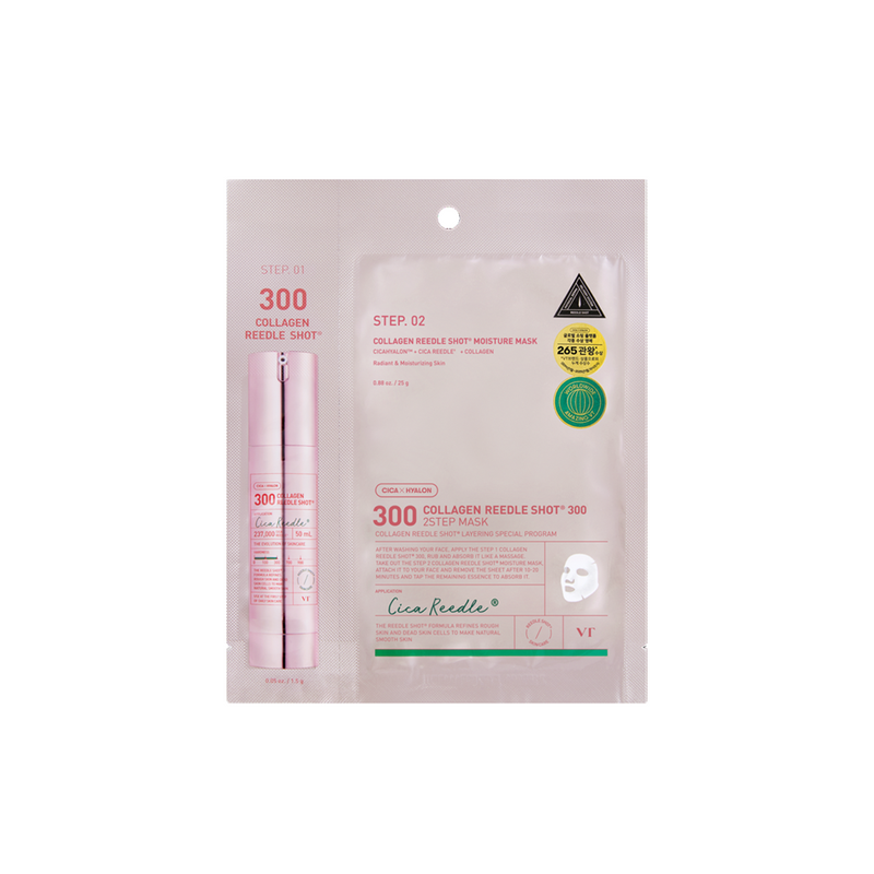 VT Cosmetics - Collagen Reedle Shot 300 2 Step Mask