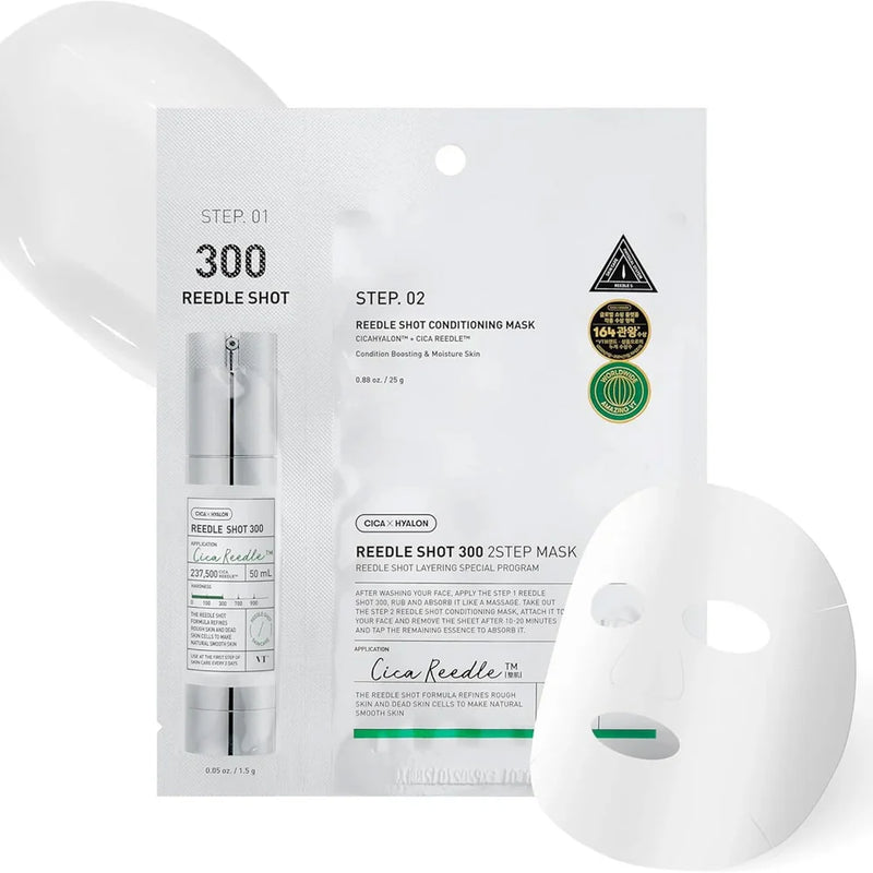 VT Cosmetics - Reedle Shot 300 2-Step Mask